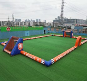 T11-926BNL Terrain de football gonflable géant à thème des Pays-Bas