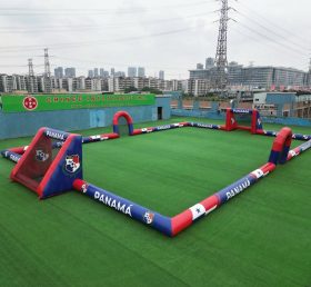 T11-926BPA Terrain de football gonflable géant à thème Panama