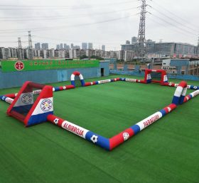 T11-926BPY Thème Paraguay Grand Terrain de Football Gonflable