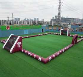 T11-926BQA Terrain de football gonflable géant à thème Qatar