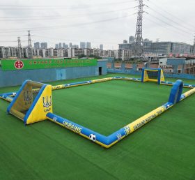 T11-926BUA Terrain de football gonflable géant à thème Ukraine