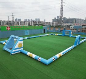 T11-926BUY Terrain de football gonflable géant à thème Uruguay
