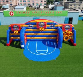 T11-7302 Mur de jeu de sport de basket-ball gonflable personnalisé
