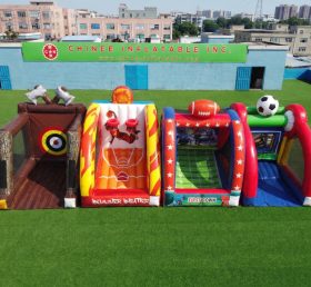 T11-7311 Ensemble de jeux de carnaval sportifs gonflables 4-en-1 commercial