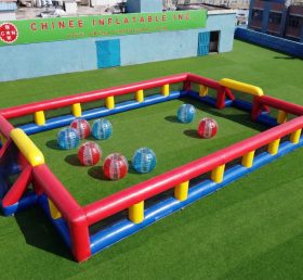T11-7319 Arène de football bulle gonflable