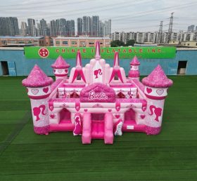 T5-3144 Château Gonflable Thème Barbie