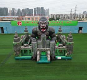 T5-3172 Château Gonflable Thème King Kong