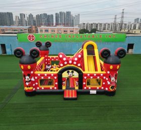 T5-3179 Château gonflable thème Mickey & Minnie