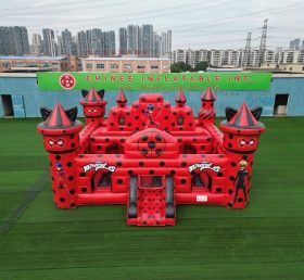 T5-3181 Château gonflable thème Miraculous Ladybug