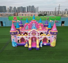 T5-3198 Château Gonflable à Thème Fêtes de Princesse
