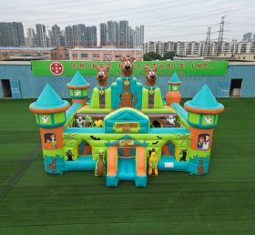T5-3202 Château gonflable à thème Scooby-Doo