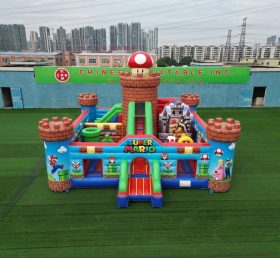 T5-3213 Château gonflable à thème Super Mario
