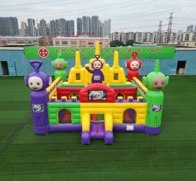 T5-3215 Château Gonflable Thème Teletubbies
