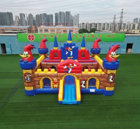 T5-3230 Château Gonflable Thème Woody Woodpecker