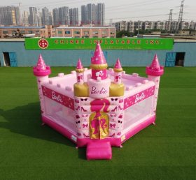T5-3235 Château Gonflable Thème Barbie