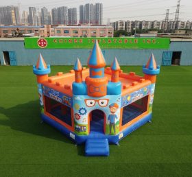 T5-3240 Château Gonflable Thème Blippi Wonders