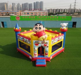 T5-3247 Château gonflable à thème Crayon Shin-chan