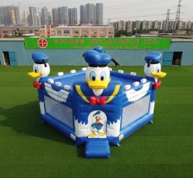 T5-3248 Château Gonflable Thème Donald Duck