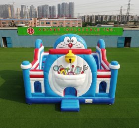 T5-3249 Château Gonflable Thème Doraemon