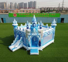 T5-3251 Château Gonflable Thème Reine des Neiges