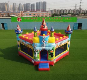 T5-3262 Château Gonflable Thème Looney Tunes