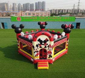T5-3265 Château Gonflable Thème Mickey & Minnie