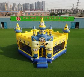 T5-3267 Château Gonflable Thème Minions