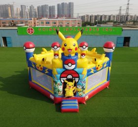 T5-3279 Château Gonflable à Thème Pokémon