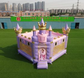T5-3282 Château Gonflable à Thème Fêtes de Princesses