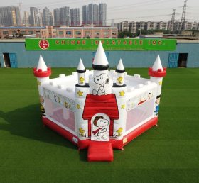 T5-3289 Château Gonflable Thème Snoopy