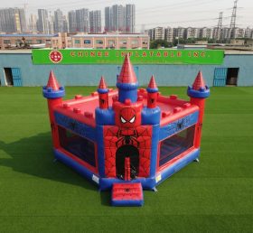 T5-3292 Château Gonflable Thème Spider-Man