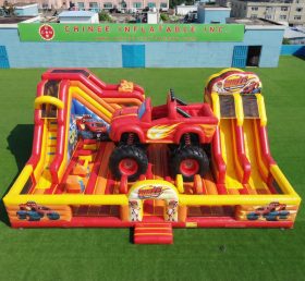 T6-6886 Parc d’attractions gonflable thème Blaze Monster