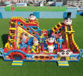 T6-6895 Aire de jeux gonflable à thème Crayon Shin-chan