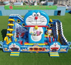 T6-6899 Parc d’attractions gonflable thème Doraemon