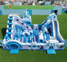 T6-6906 Parc d’attractions gonflable à thème Frozen