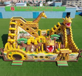 T6-6908 Amusement Gonflable Thème Girafe