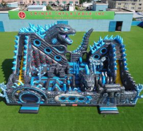 T6-6909 Parc d'attractions gonflable thème Godzilla