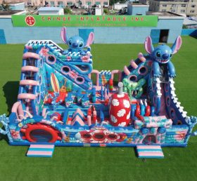 T6-6916 Parc d’attractions gonflable thème Lilo & Stitch