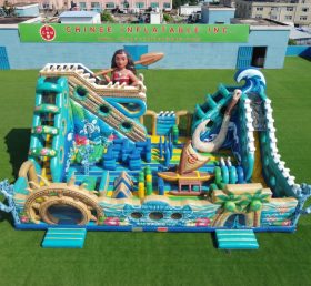 T6-6923 Amusement Gonflable Thème Moana