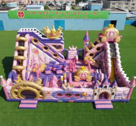 T6-6934 Fête à thème princesse amusement gonflable