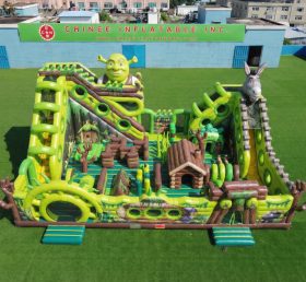 T6-6938 Parc d’attractions gonflable à thème Shrek