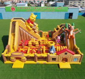 T6-6956 Aire de jeux gonflable à thème Winnie l’Ourson