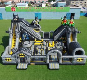 T6-6964 Aire de jeux gonflable à thème Batman
