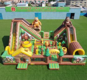T6-6971 Amusement Gonflable Thème Les Ours Boonie