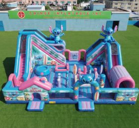 T6-6989 Aire de jeux gonflable à thème Lilo & Stitch