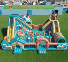 T6-6997 Aire de Jeux Gonflable Thème Moana