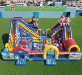 T6-7004 Parc d’attractions gonflable thème Paw Patrol