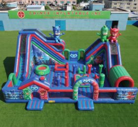 T6-7007 Jeu Gonflable à Thème PJ Masks