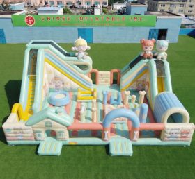 T6-7010 Parc d’attractions gonflable thème Pop Mart
