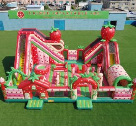 T6-7023 Amusement gonflable à thème Fraise